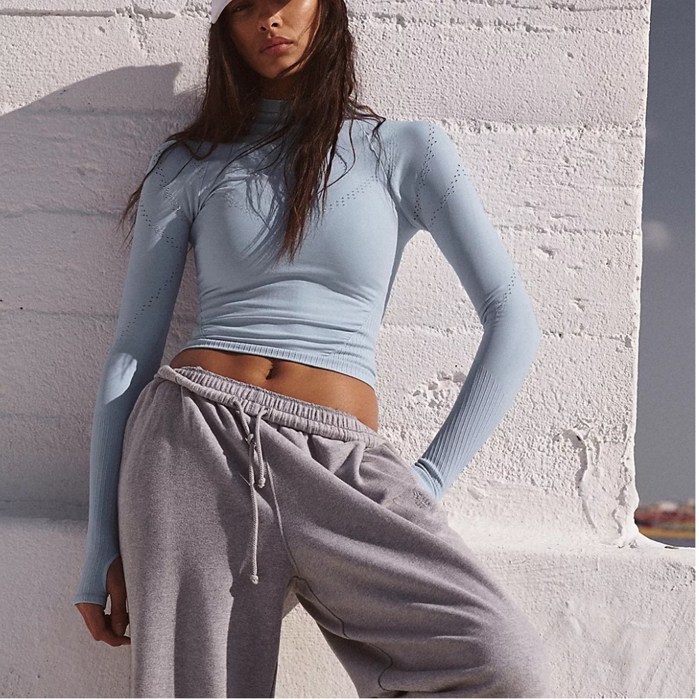 Free People Good Karma High-Neck Layer